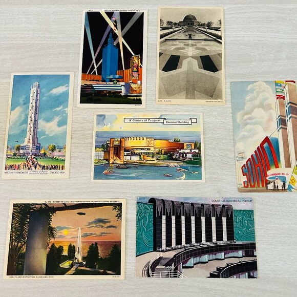 Art Deco Chicago Postcards - Picture 1 of 8